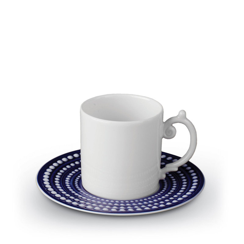 Perlee Bleu Espresso Cup & Saucer