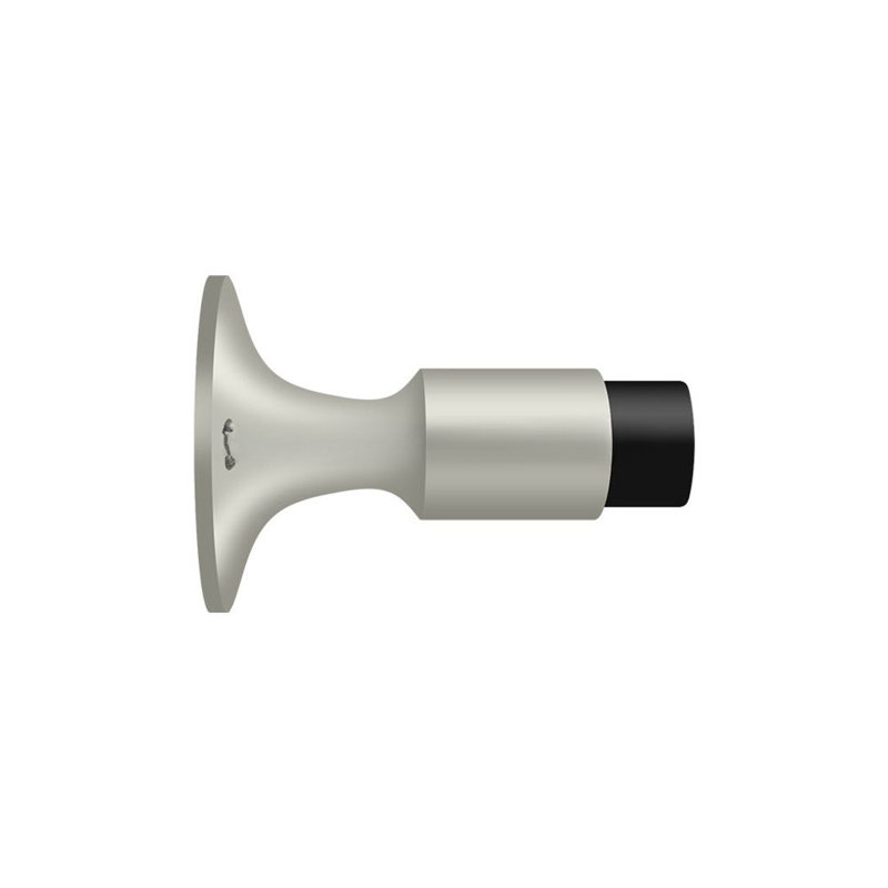 Deltana DSW325U26 3-5/8" Wall Mount Bumper in Polished Chrome, 64" H x 26" W x 26" D, Brushed Nickel