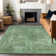 Machine Washable Indoor/Outdoor Claudian ACN1629 Sage Rug