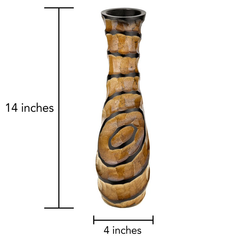 Handmade Wood Table Vase