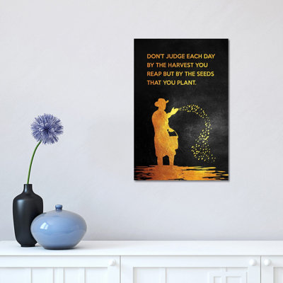 Just Sow The Seeds by Adrian Baldovino - Wrapped Canvas Print