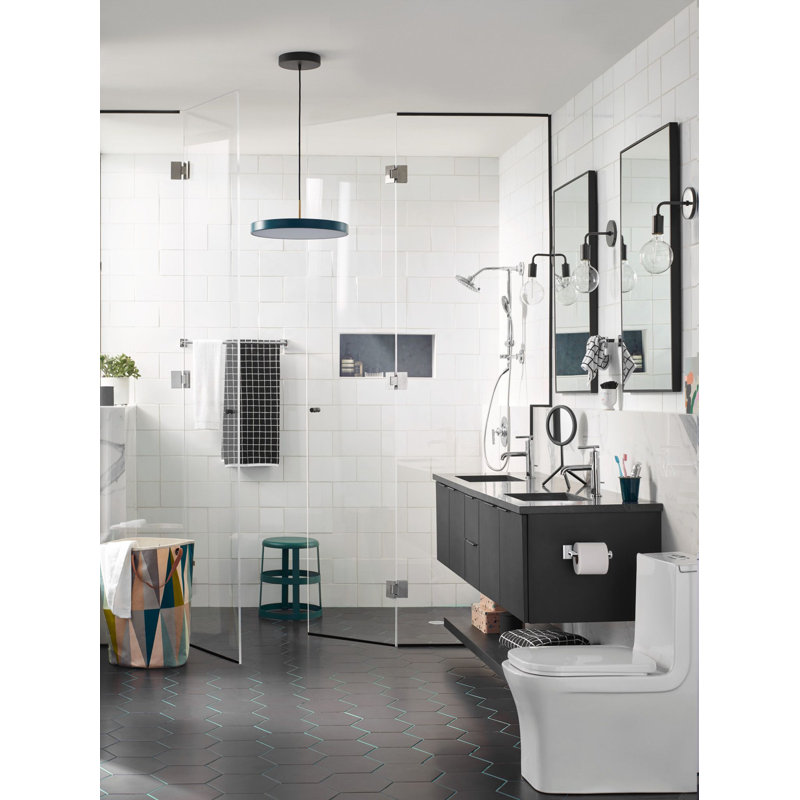 Moen Annex Rail Slide Bar Shower Pipe, Chrome