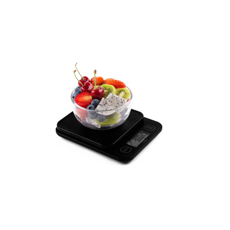 Ozeri Garden and Kitchen Scale II, with 0.1 g (0.005 oz) 420® Variable Graduation Technology®, Black