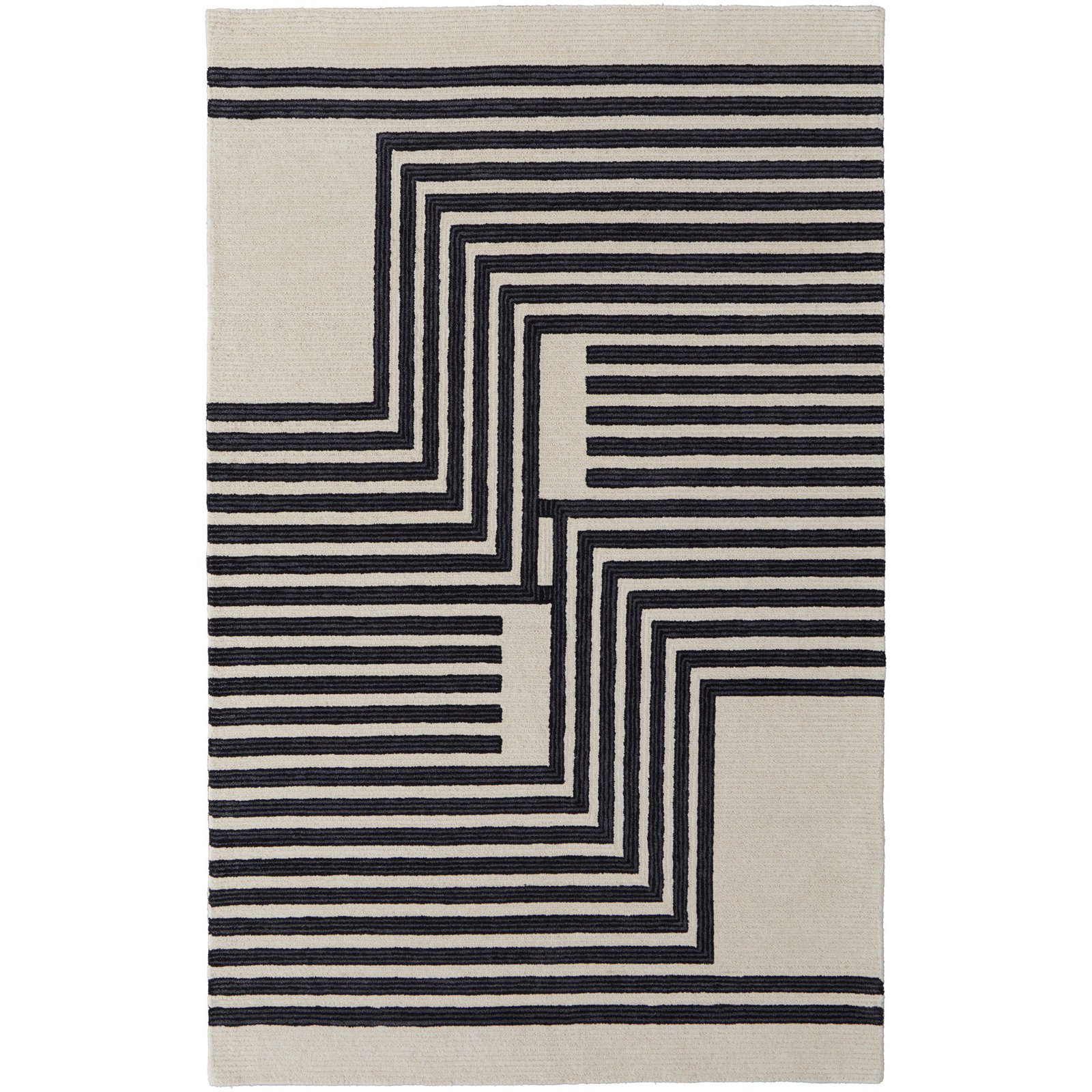 Raku Handmade Wool Rug, Rectangle 8' x 10'