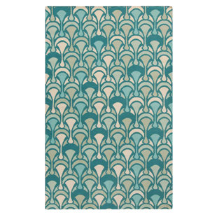 Tapis zone de trouble blanc/bleu antique handwoven à tissage plat Voyages