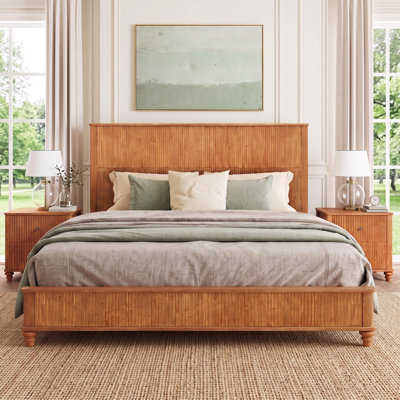 Dakota Platform Bed with Tall Headboard