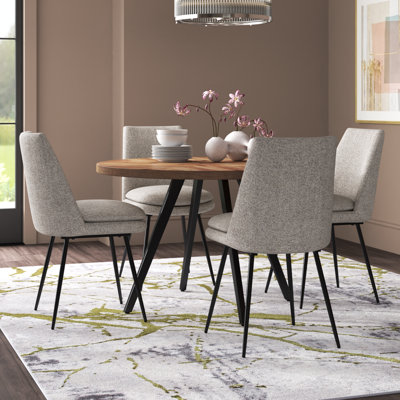 Moeller 4-Person Upholstered Dining Set