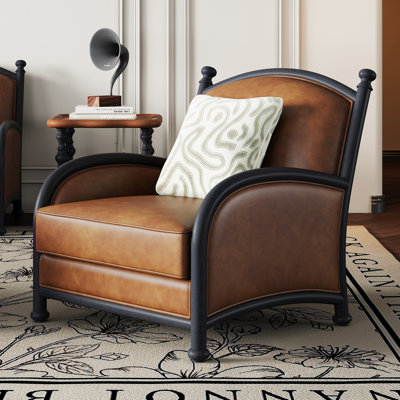 American-style luxury leather sofa