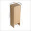 Petite armoire murale de 12 pouces avec porte à fermeture douce pour salles de bain et espaces de rangement compacts-130630506