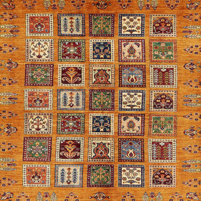 Wool Abstract Indoor Rug