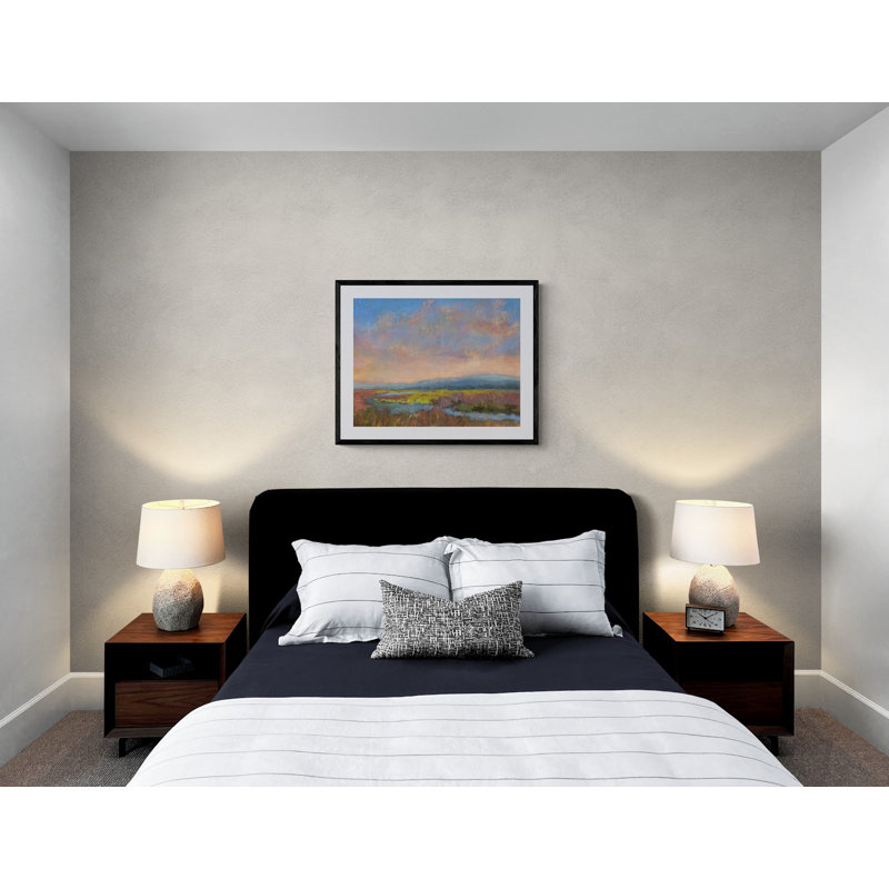 Eastern Sunrise Print by Dina Gardner, 17.25" H x 21.25" W x 0.875" D, Black Framed Paper