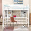 Lit mezzanine simple Decklyn avec bureau intégré par Harriet Bee-1355640829