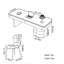 Bureau rétro et élégant avec un élément de design