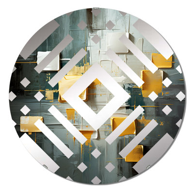 Strongylos - Miroir décoratif à losanges