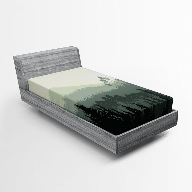 Drap-housse forest, Drap-housse de taille simple
