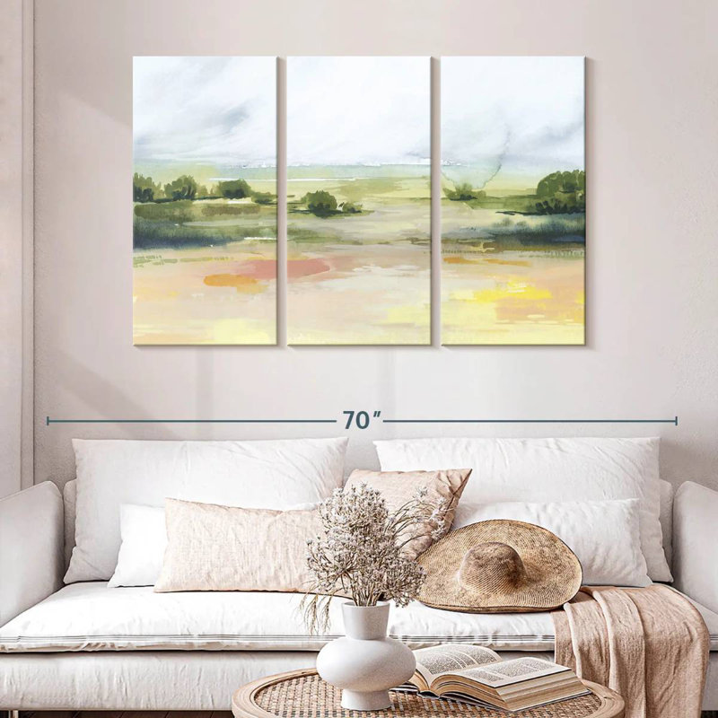 Avery Sunlit Marsh I, H 32 po x l 50 po