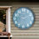 Grande horloge murale intérieure imperméable de 18 pouces, surdimensionnée, silencieuse, à piles pour la piscine, le jardin, le patio, le salon, le bureau et la décoration