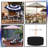 High Density Multipurpose Waterproof Outdoor Round Dining Table & Chair Set Cover with Umbrella Hole-1987073331-2010887130