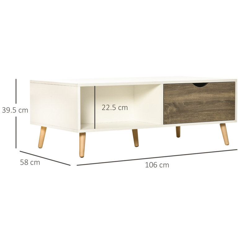 Poe Coffee Table with Storage