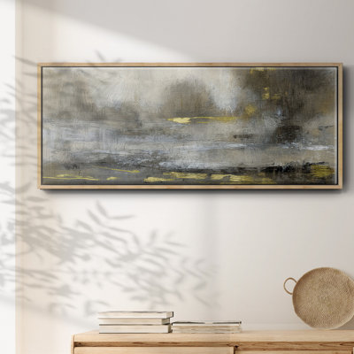 Embellished Gilt Landscape I- Framed Canvas