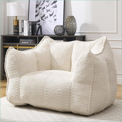 Fauteuil à billes en chenille pour adultes - Canapé paresseux pour le salon / la chambre à coucher, confortable pour les jeux / la lecture / la télévision | Chenille  