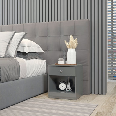 Sydnea 1 Drawer Bedside 