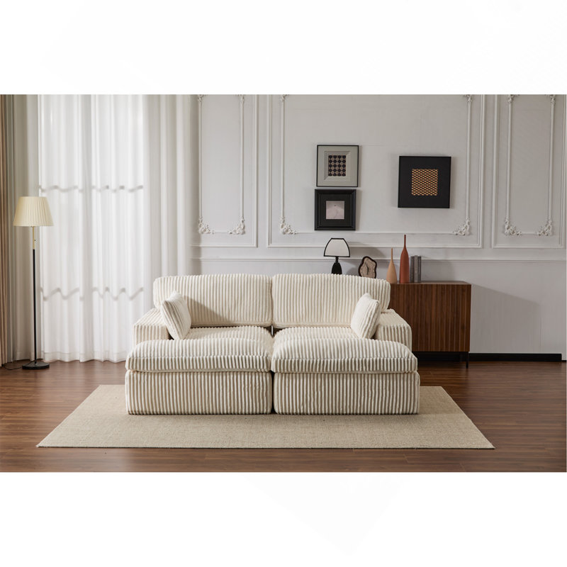 Canapé pour chaise longue double, Blanc