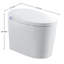 Toilette intelligente une pièce avec bidet intégré, ouverture / fermeture automatique du capteur grâce à la détection par capteur de radars, mécanisme de chasse automatique, siège chauffant à température réglable pour la chaleur, le lavage à bulles et la chaleur