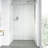 Elan E-Class 52-56" W x 76" H Sliding Frameless Shower Door with 3/8" Clear Glass-50553296