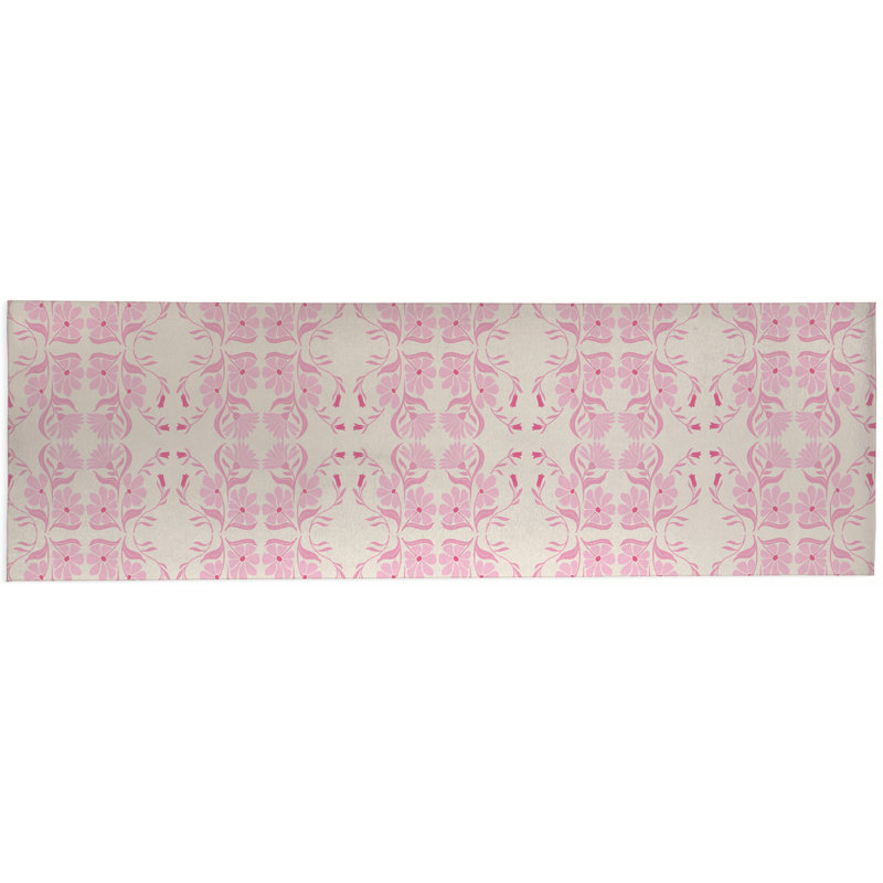 Tapis Groovy Flowers, Tapis de couloir 2 pi 6 po x 8 pi