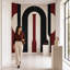 Papier peint mural Art déco avec arches géométriques et architecture abstraite-1048441335-1048441337