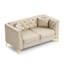 Canapé Chesterfield modulaire léger de luxe avec capitonnage à boutons-134097205