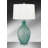 Matera 30" Aqua Swirl Glass Table Lamp