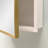 Metal Framed White Cabinet