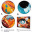 Pop Art, œil coloré sur toile-639829221-639829220