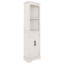 Grande armoire d'angle avec portes pour le salon, la salle de bain, la salle à manger ou la cuisine