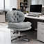 Chaise de bureau sans accoudoirs avec siège rembourré épais-1805890594