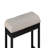 1Pc Counter Height Bench Footrest Upholstered Seat