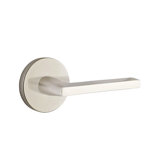 Helios Round Privacy (Bed & Bath) Door Lever with Round Rosette
