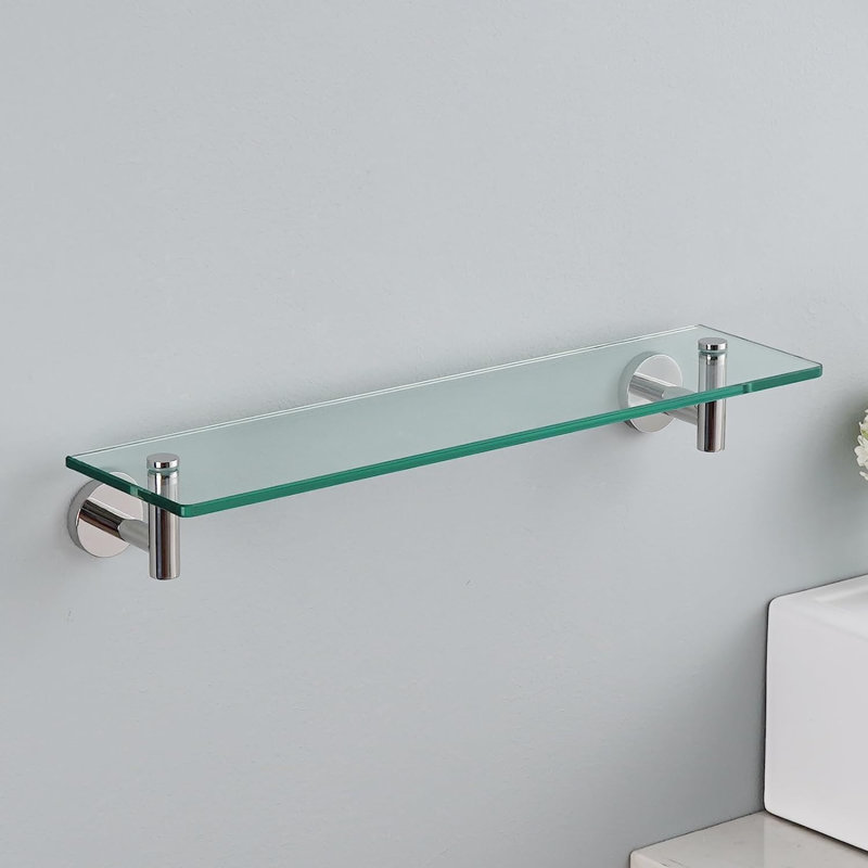 Tablette flottante en verre Ekkart