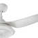 Luisiana 52 In. Indoor/Outdoor White Smart Ceiling Fan, Dimmable LED Light And Remote, Works With Alexa/Google Home/Siri