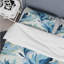 Blue And White Coastal Ikat Breeze - Ensemble de housse de couette Ikat-328493056