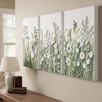 3 Piece Wrapped Canvas Print