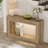 55" Console Table With LED Light,Wooden Entryway Tables,Sofa Tables-1209420795