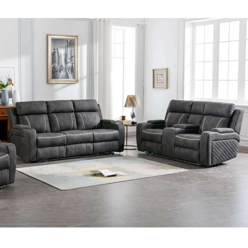 Ensemble de salon inclinable 2 pièces Caylib