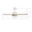 Ventilateur de plafond intelligent de 52 pouces avec commande murale Aeryn, ensemble d'éclairage inclus, fonctionne avec l'assistant Google, Amazon Alexa et les raccourcis Siri.-534085496-534085497-534085499