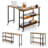 17 Storeys 360° Rotatable Sofa Side Table L-shaped Laptop Desk Snack Table Withshelf Patented-1934654465