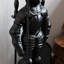 Vida Knight Soldier Iron Fireplace Tool Set