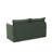 Modern 2-Seat Sofa Bed, Green Linen Fabric, 55.1 x 27.6 x 26.0 inches | 100% Metal Frame | Converts to Bed (79.0 x 55.1 inches) | Stylish & Versatile Design for Living Room, Guest Room & Small Spaces-823229685