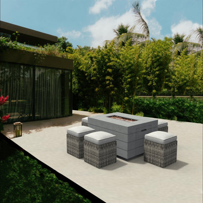 Patricia 6 - Person Outdoor Seating Group With Cushions